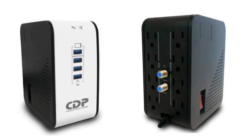Regulador de voltaje CDP de 500W, 120V, 4 USB